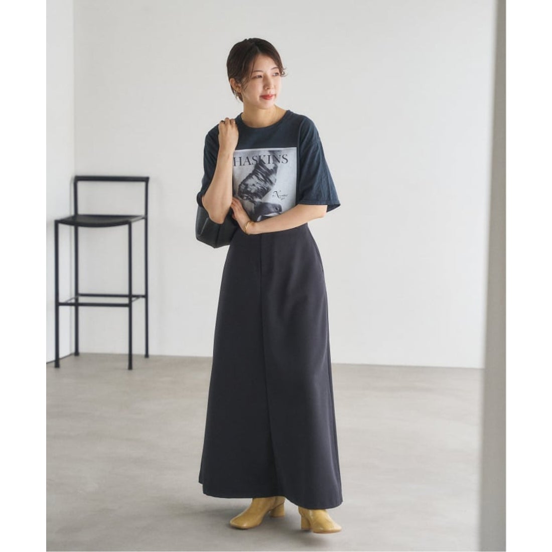 ル タロン LE TALON 4.5cmオブリークショートブーツ （ベージュ