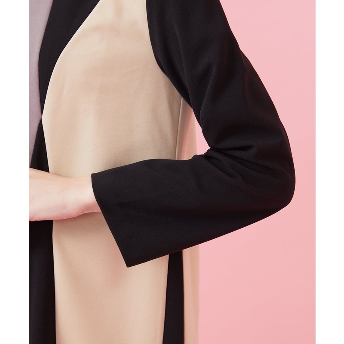 ホコモモラ Jocomomola Bloque 配色パッチワークワンピース （ライト