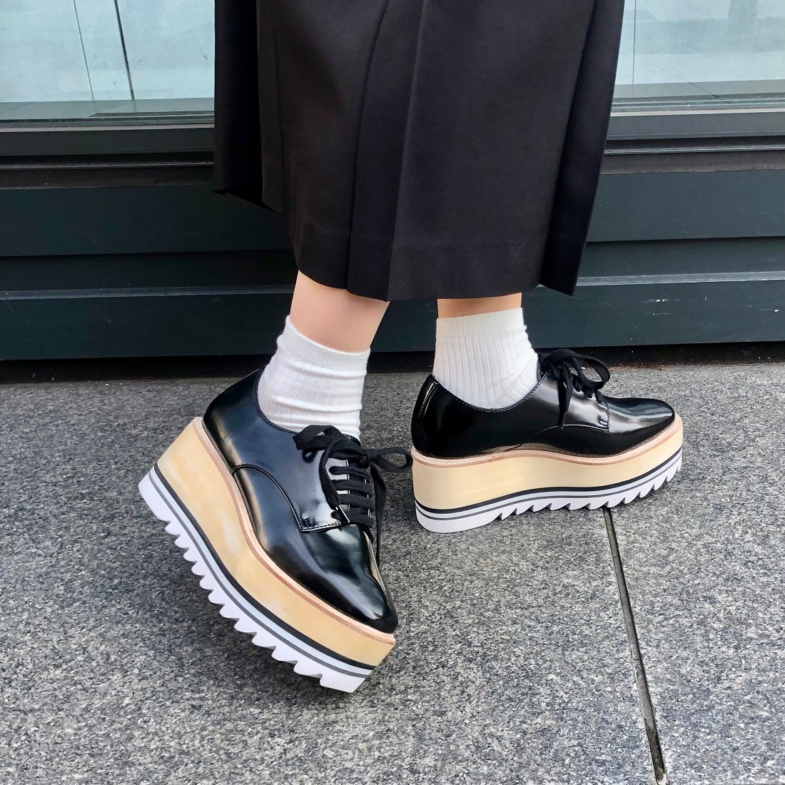 ジェフリーキャンベル Jeffrey Campbell シャークソール厚底スニーカー