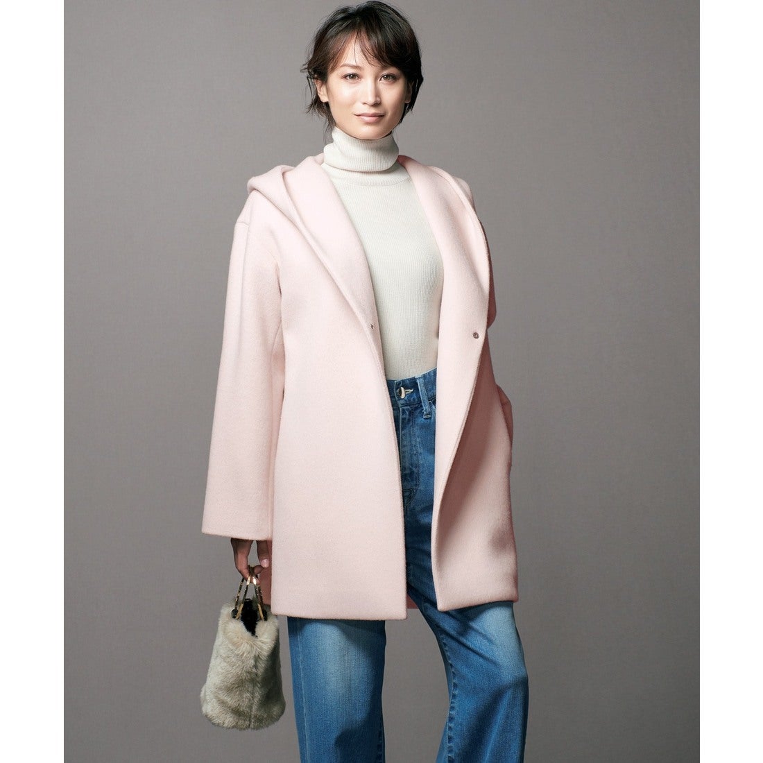 自由区 【先行予約】VICTORIA BEAVER コート （ピンク系） -靴