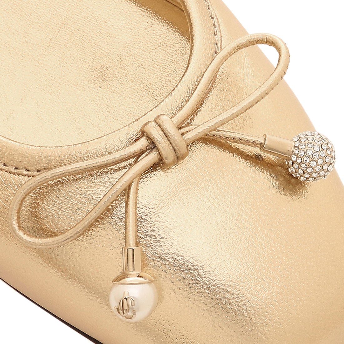 ジミー チュー JIMMY CHOO バレエシューズ フラットシューズ エルメ