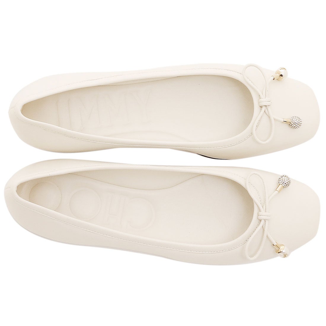 ジミー チュー JIMMY CHOO バレエシューズ フラットシューズ エルメ