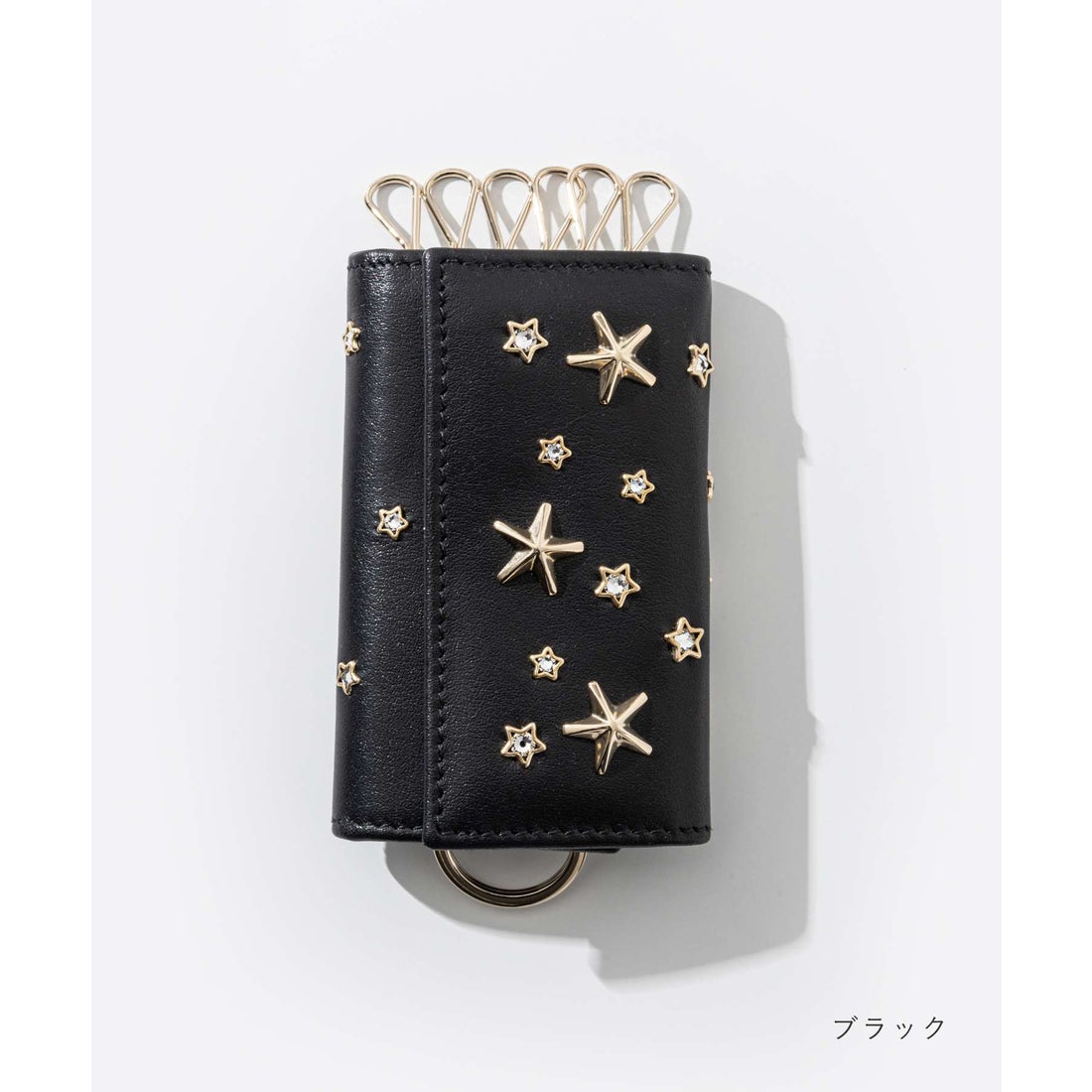 ジミー チュー JIMMY CHOO NEPTUNE CZN キーケース レディース 6連