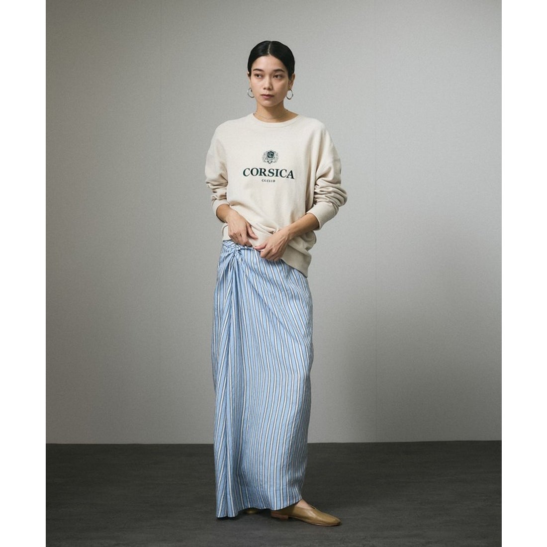 サロン アダム エ ロペ SALON adam et rope' スウェットプルオーバー