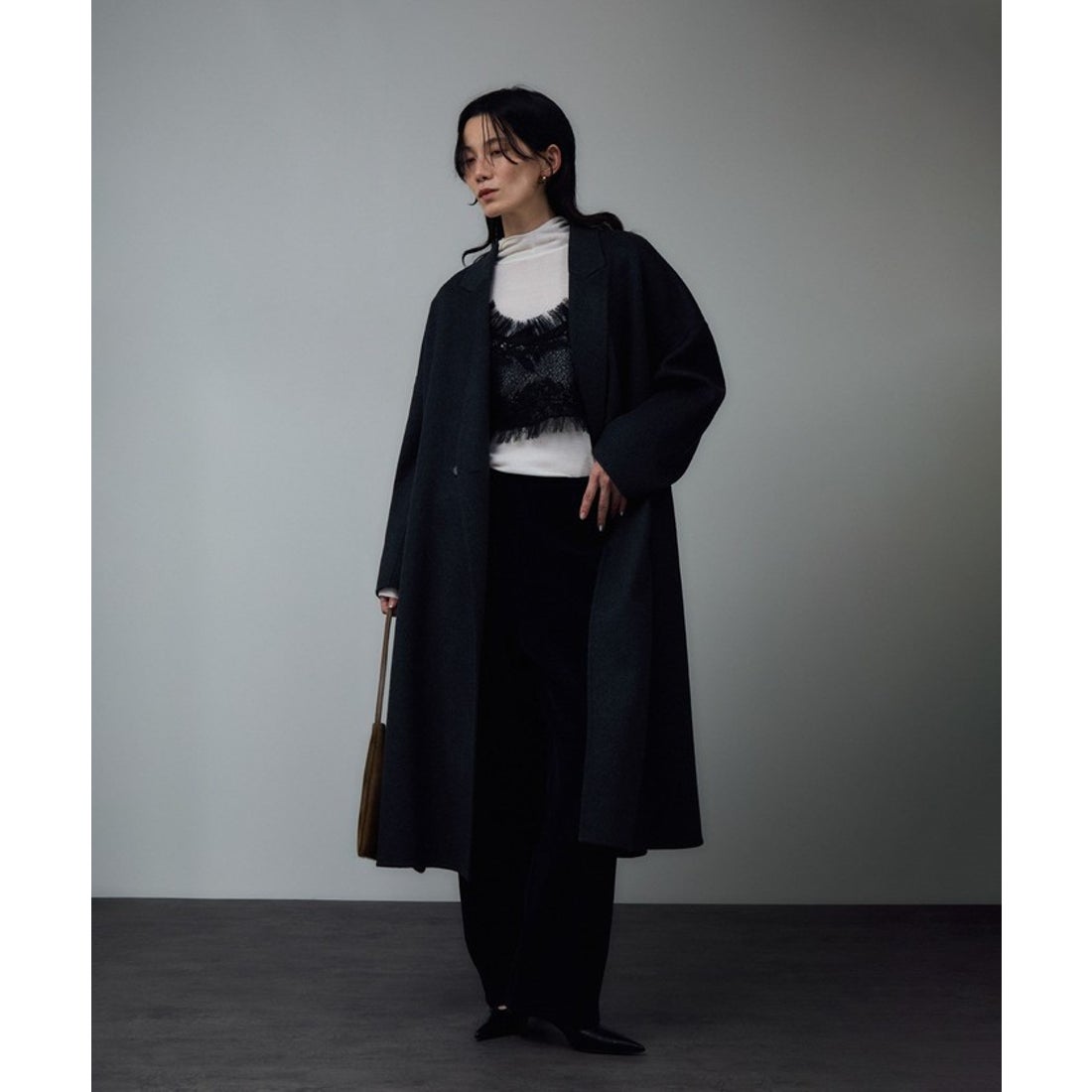 サロン アダム エ ロペ SALON adam et rope' レースシアーキャミソール