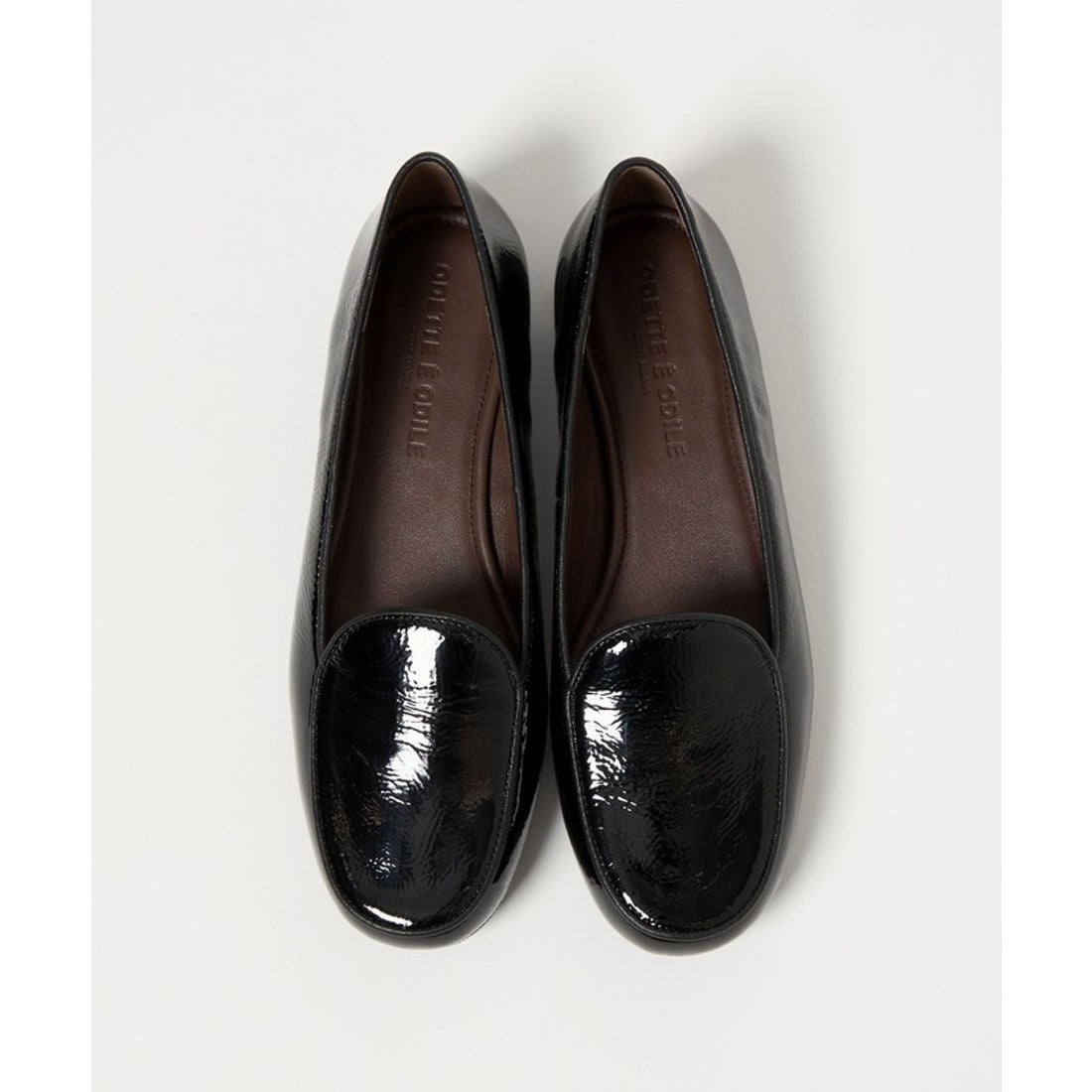 ODETTE E ODILE ラウンドモカ フラット15↑ （NAVY） - ファッション