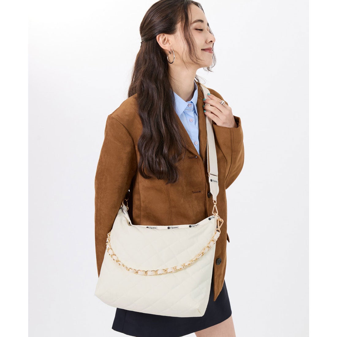 レスポートサック LeSportsac CHAIN MED ZIP SHOULDER （サンドバー