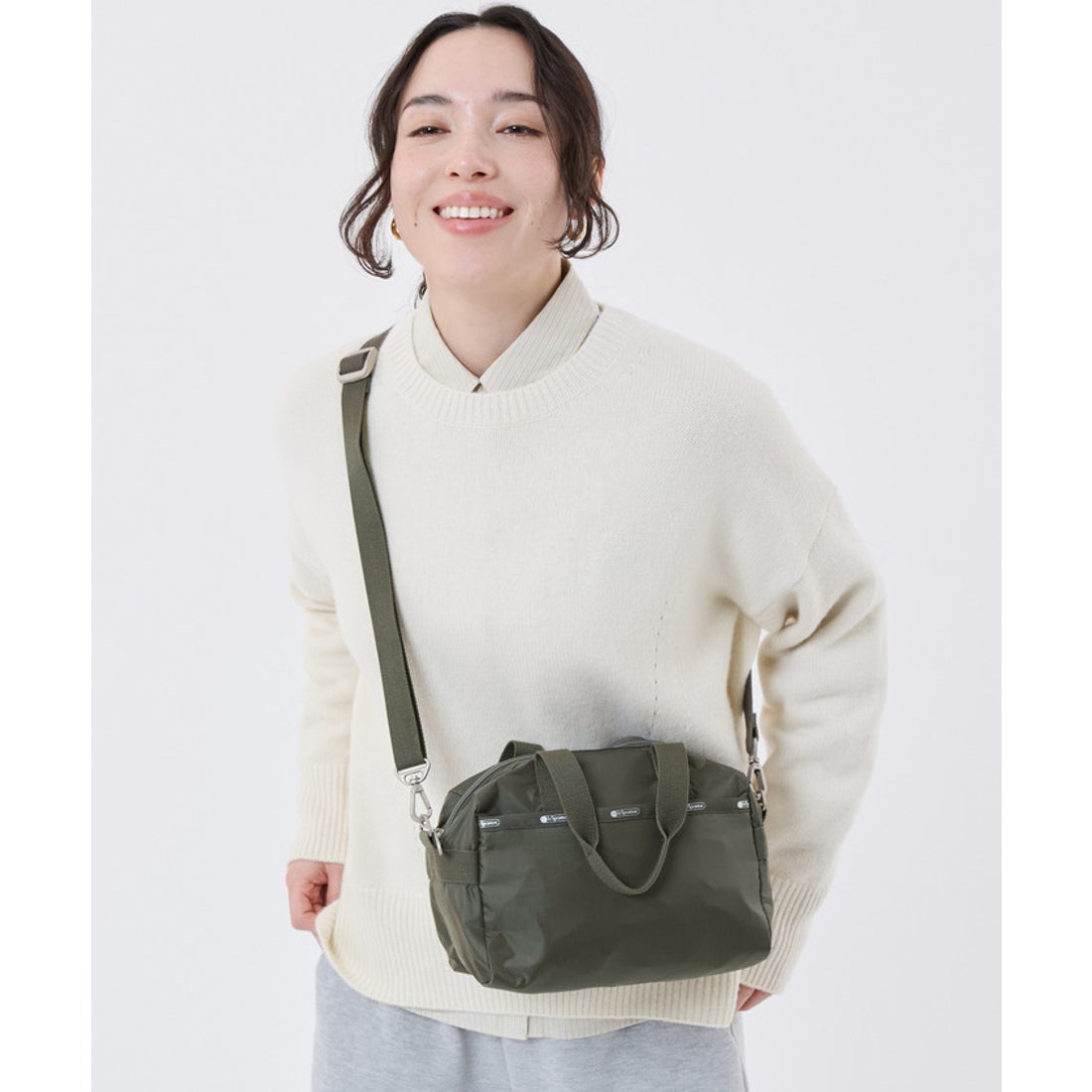 レスポートサック LeSportsac SMALL UPTOWN SATCHEL （グラベルC） -靴