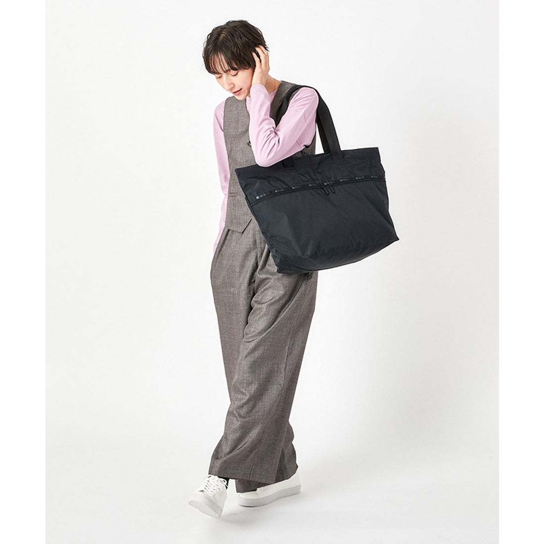 レスポートサック LeSportsac CARLIN ZIP TOP TOTE BAG （リサイクルド