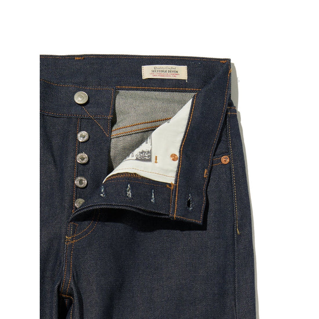 リーバイス LEVI'S 501(R)ジーンズ セルビッチ ダークインディゴ