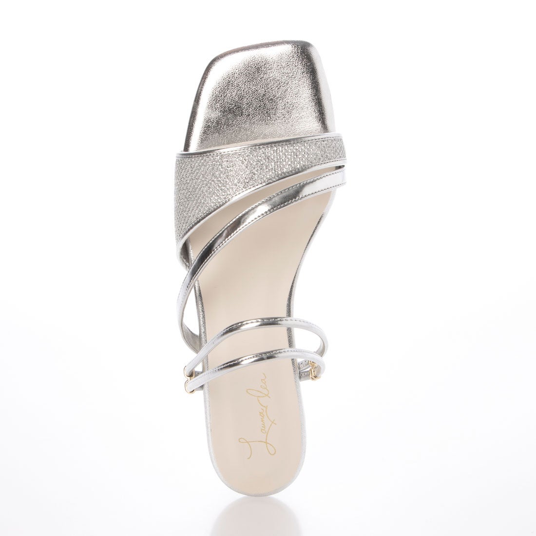 25SS】 2.5cmウェッジヒール2wayベルトサンダル(0605) （シルバーZ