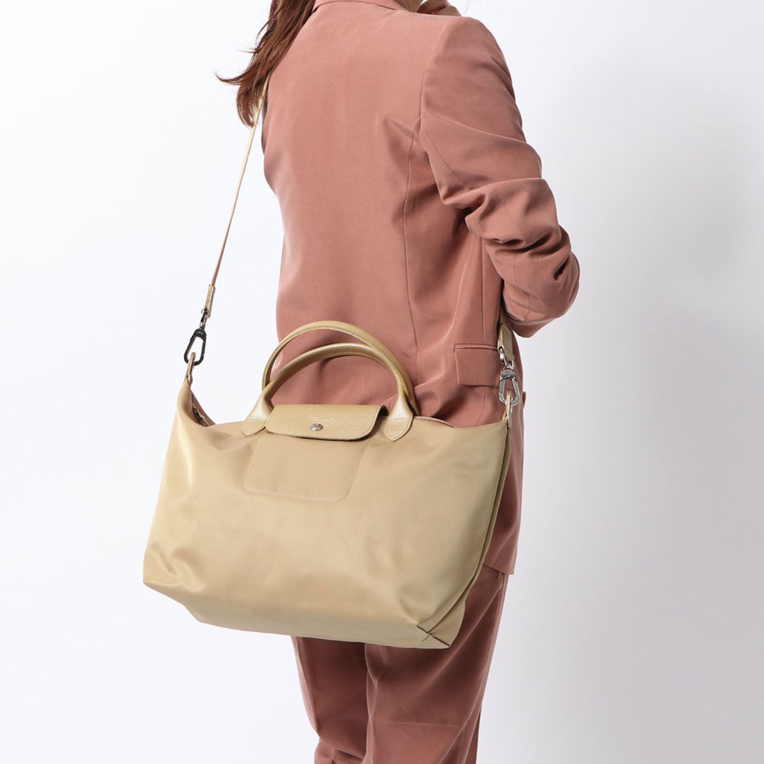 ロンシャン LONGCHAMP LE PLIAGE NEO（ハンドバッグM） （GRIS） -靴