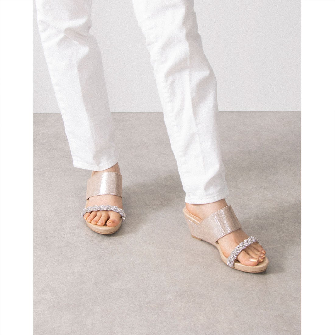 LAVIN⭐︎ブラック ミュールウェッジヒール LAVIN⭐︎ブラック