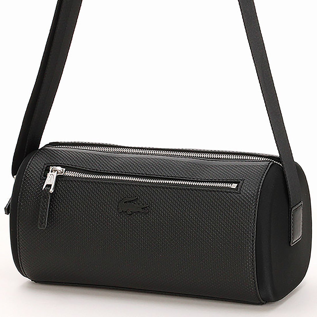 ラコステ LACOSTE CHANTACOスモールボストンショルダー （ブラック