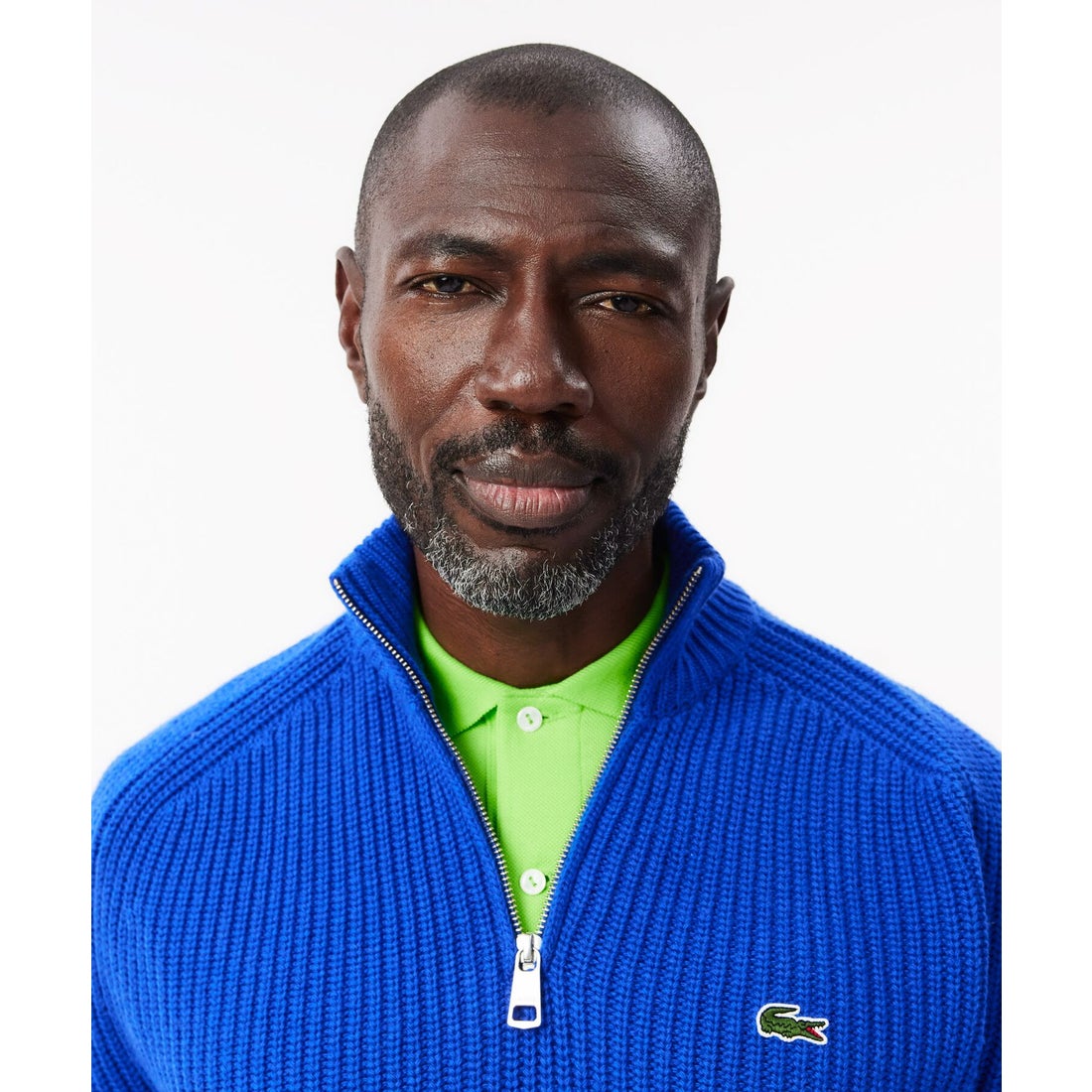 ラコステ LACOSTE エッセンシャルハーフジップウールセーター