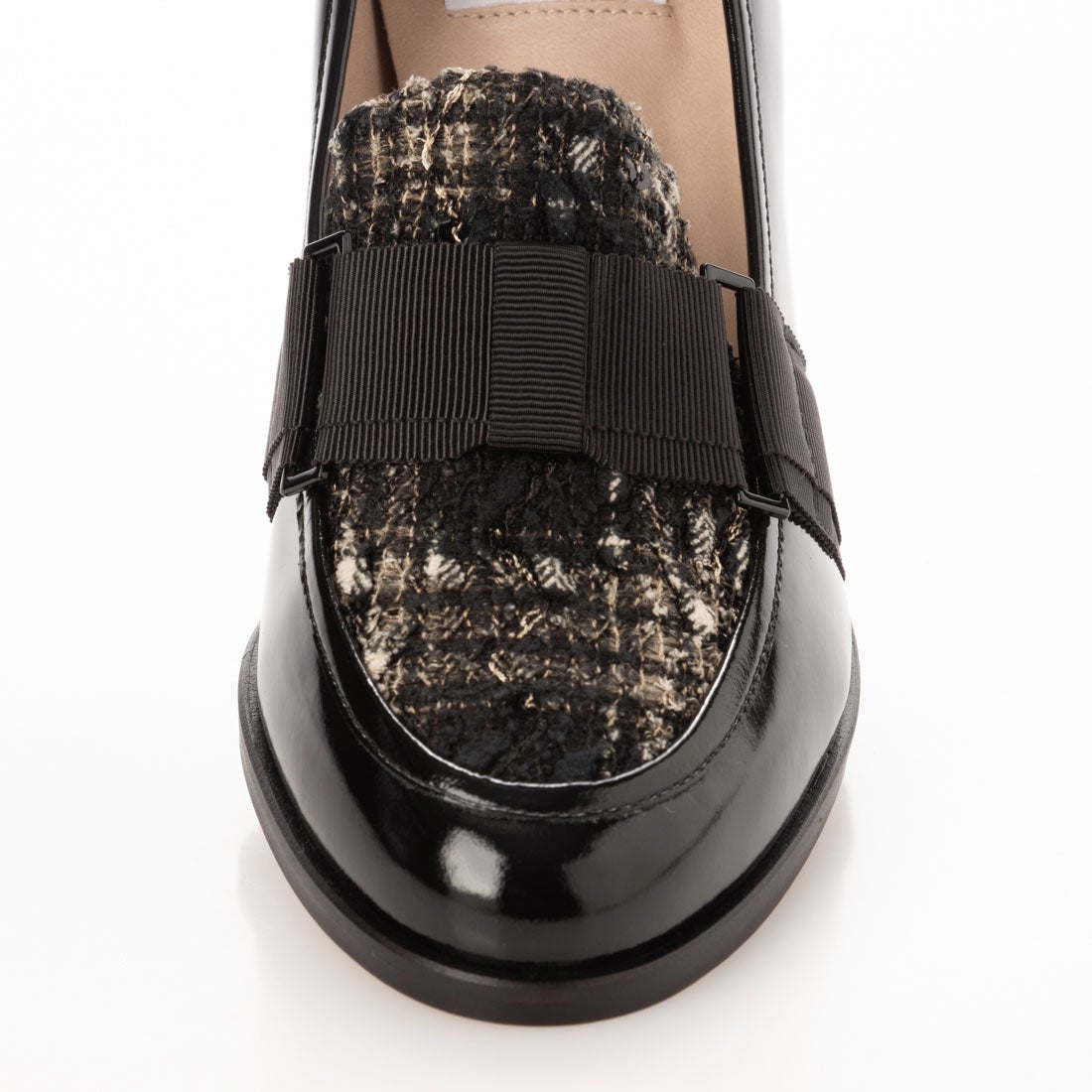 ランバン オン ブルー LANVIN en Bleu リボンモチーフヒールアップ