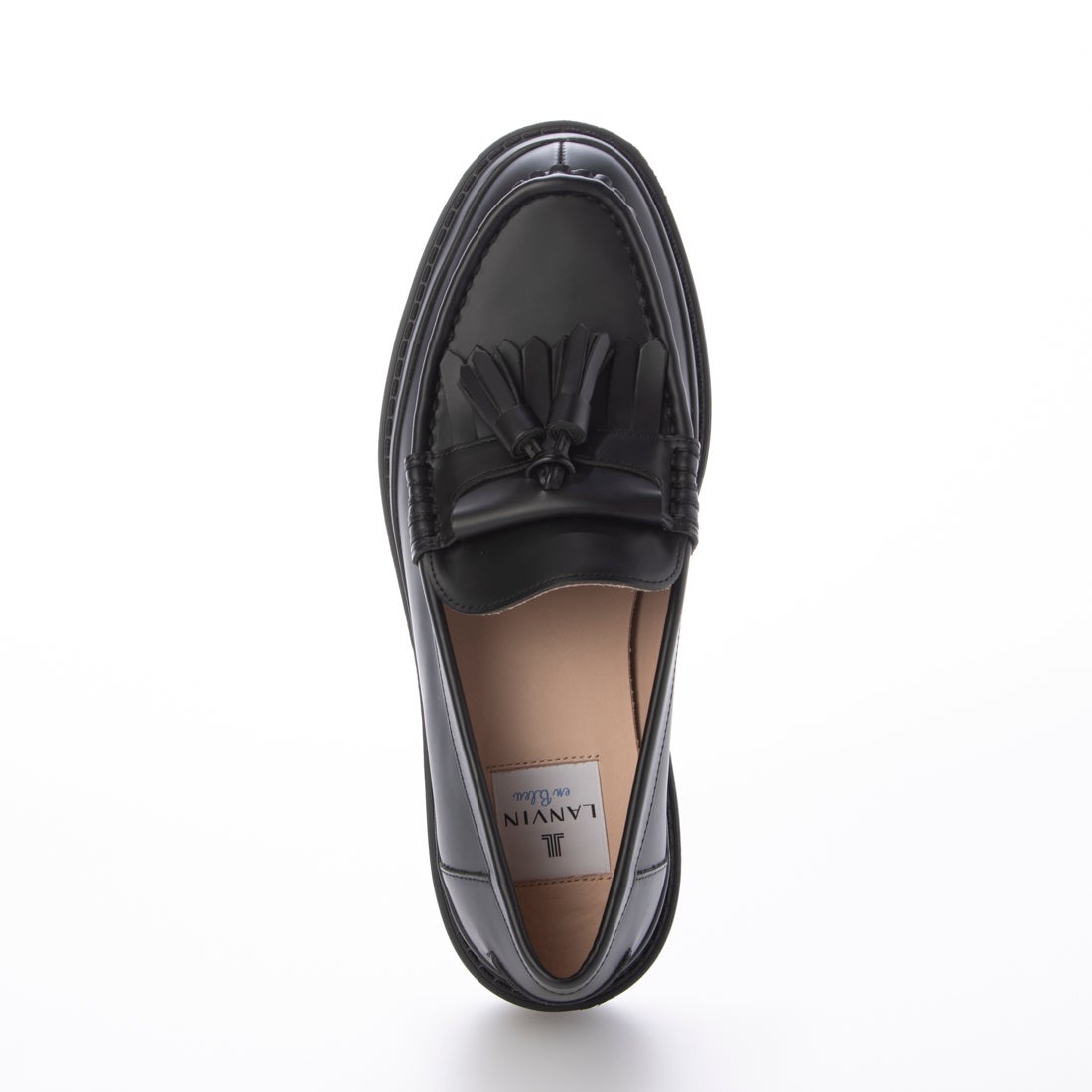 ランバン オン ブルー LANVIN en Bleu 厚底タッセルローファー