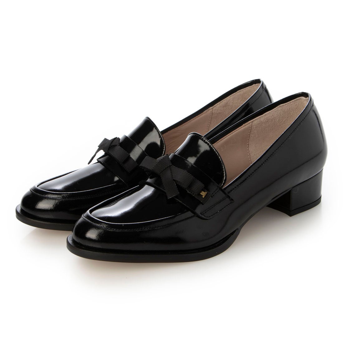 ランバン オン ブルー LANVIN en Bleu リボンモチーフローファー （B