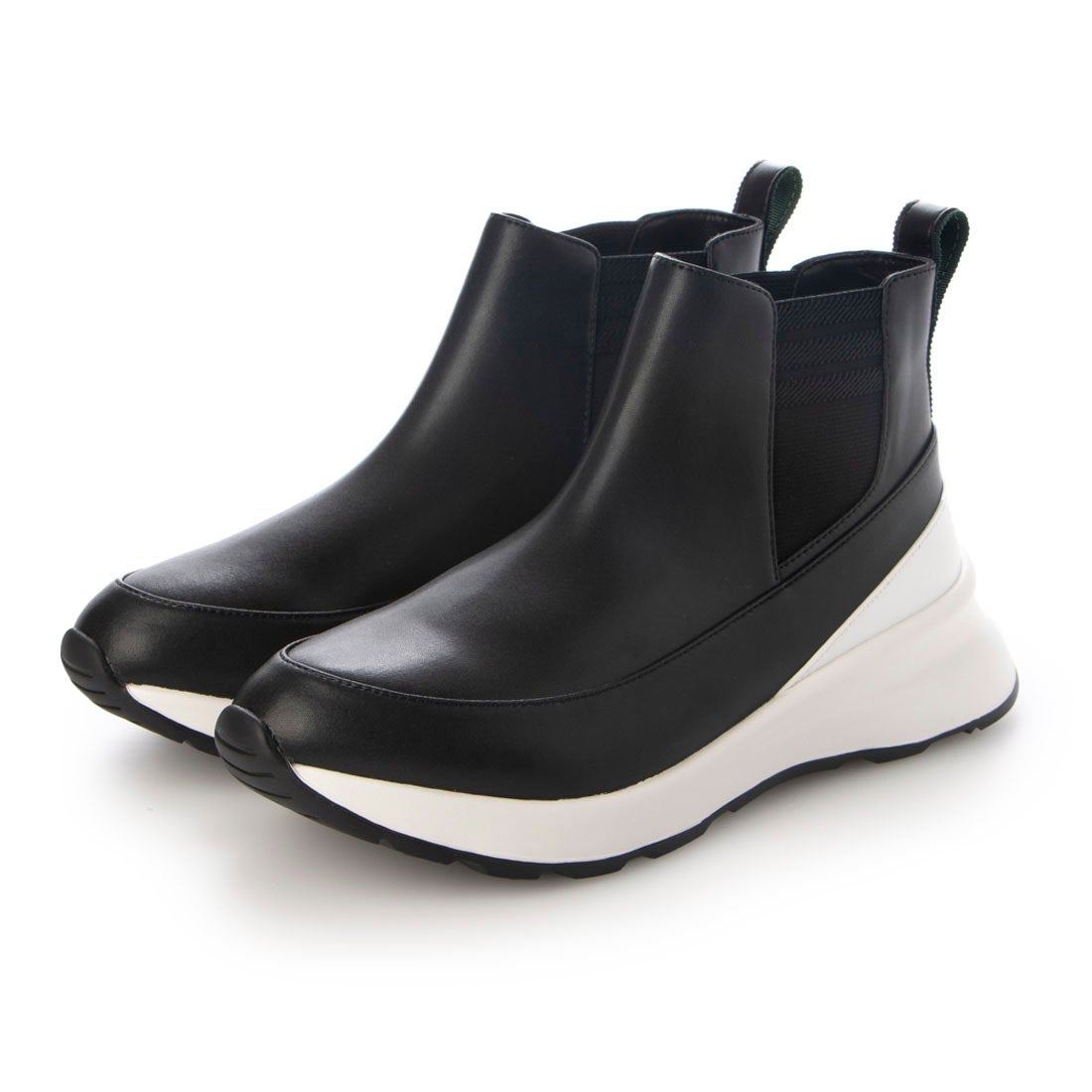 ランバン オン ブルー LANVIN en Bleu サイドゴアミッドカット