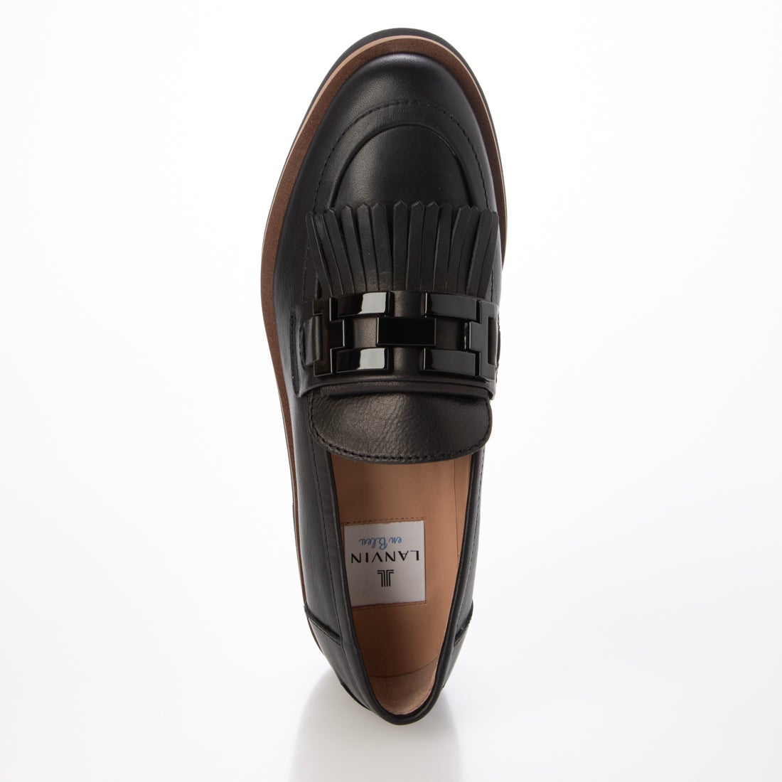 ランバン オン ブルー LANVIN en Bleu ビットフリンジローファー