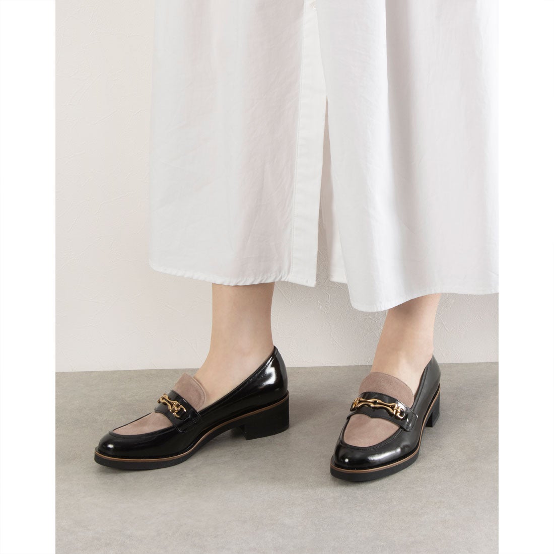 ランバン オン ブルー LANVIN en Bleu ビットローファー （Bガラス