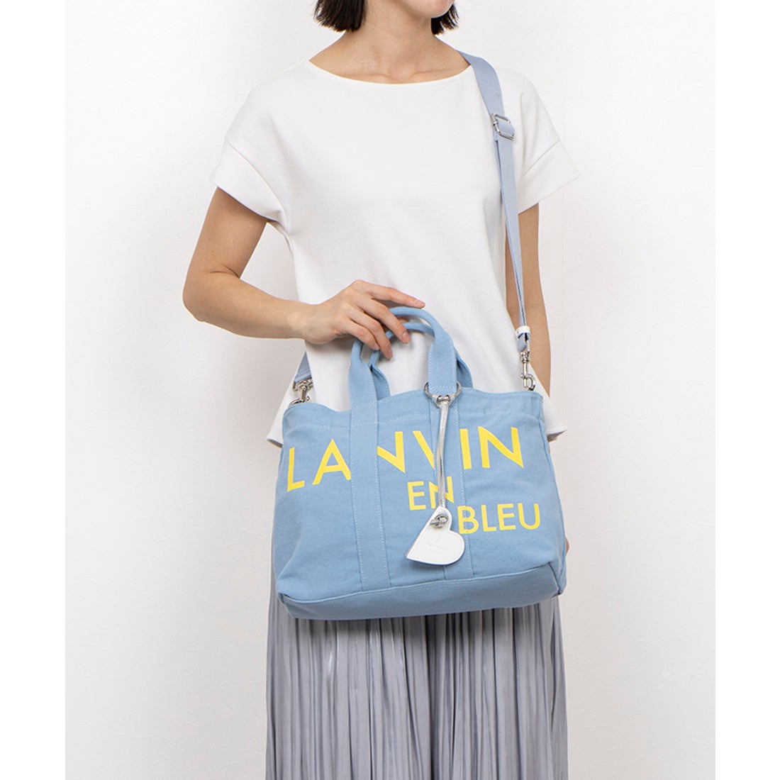 ランバン オン ブルー LANVIN en Bleu ジャーナル 2wayトートバッグ