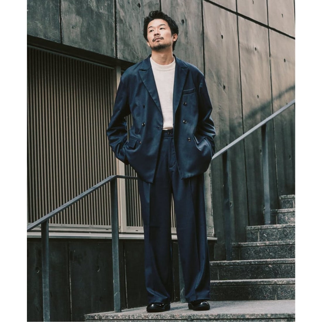 フォーワンセブン エディフィス 417 EDIFICE T/Rツイル ダブルワイド