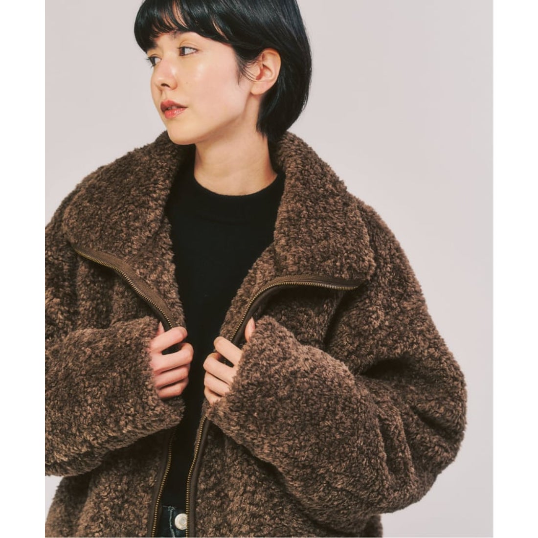 フォーワンセブン エディフィス 417 EDIFICE Curlboa ボアフリース