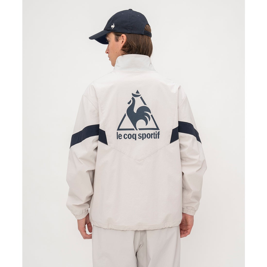 ルコックスポルティフ le coq sportif ナイロンクロスジャケット
