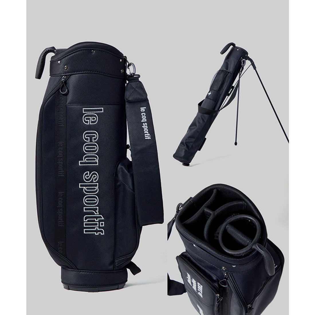 le coq sportif golf セルフスタンドクラブケース内臓型2in1キャディ