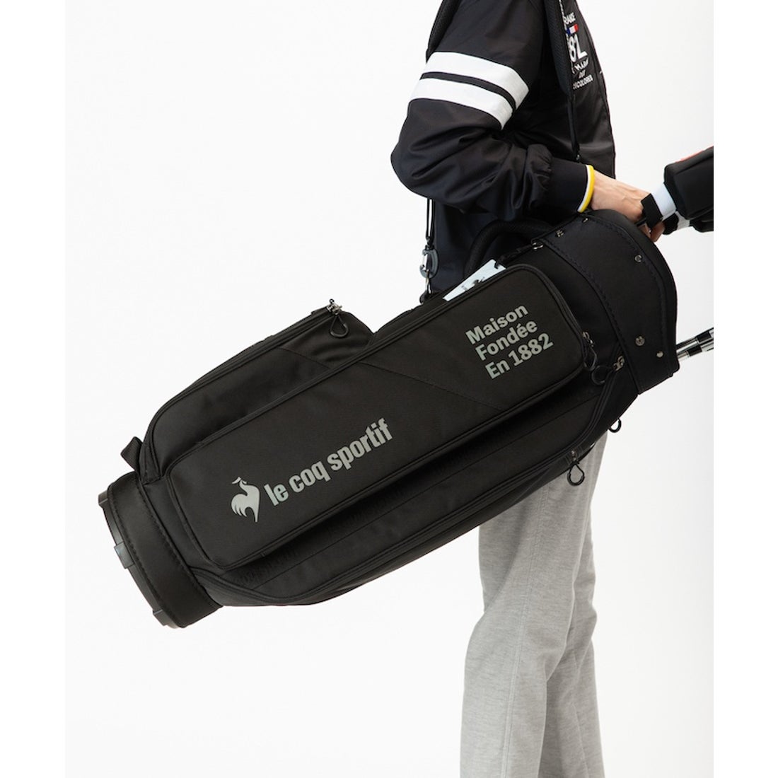 le coq sportif golf セルフスタンドクラブケース内臓型2in1キャディ