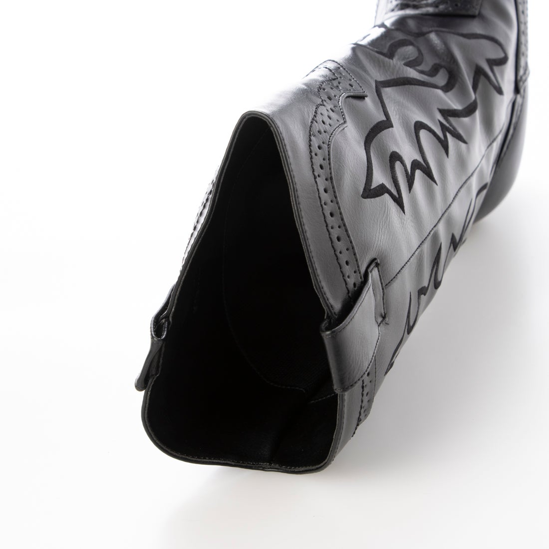 エルエフワイティー LFYT レトロ刺繍ウエスタンブーツ （黒