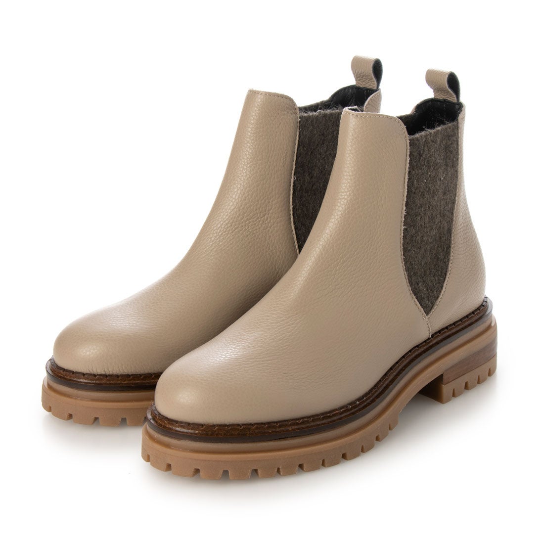 ルカ グロッシ Luca Grossi サイドゴアタンクソール （ベージュ