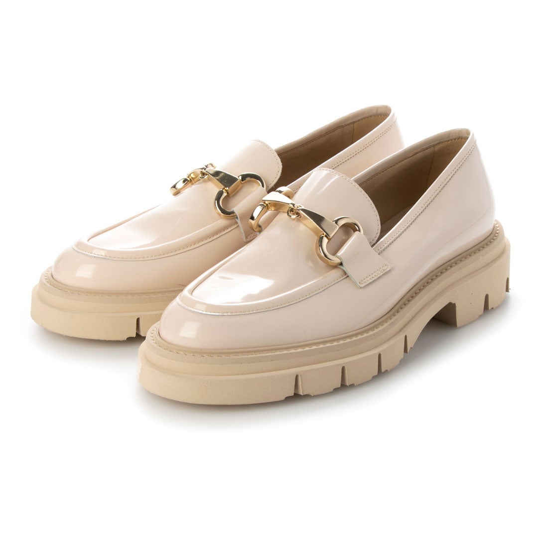 ルカ グロッシ Luca Grossi 厚底ローファー （アイボリー