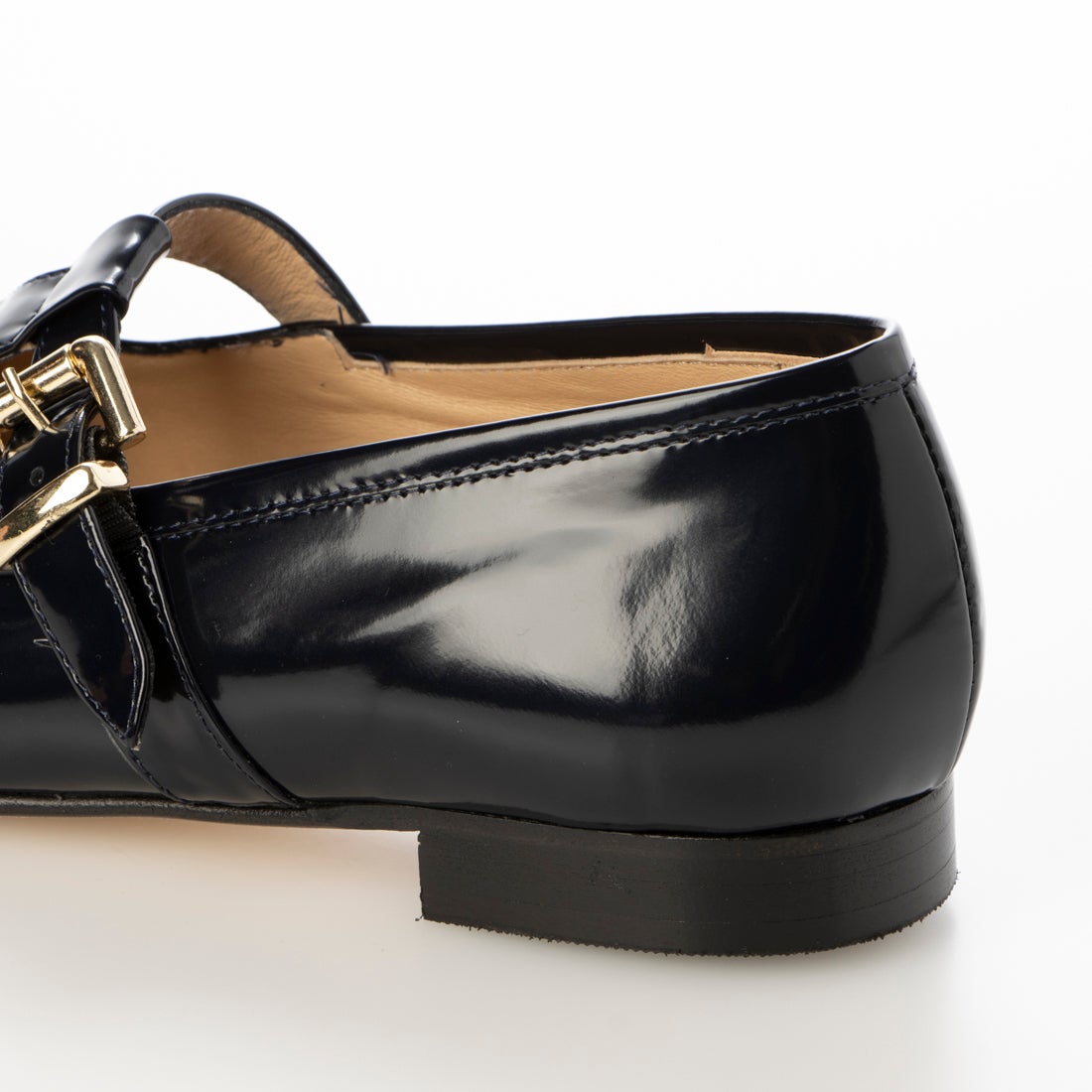 ルカ グロッシ Luca Grossi ストラップローファー （ネイビー