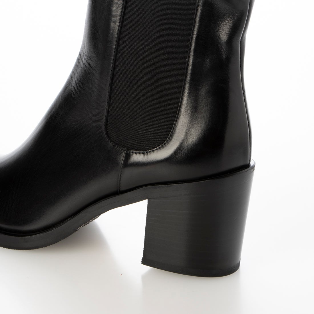 ルカ グロッシ Luca Grossi サイドゴアショートブーツ （ブラック