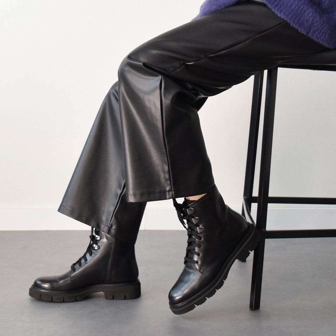 ルカ グロッシ Luca Grossi タンクソールショートトレッキングブーツ