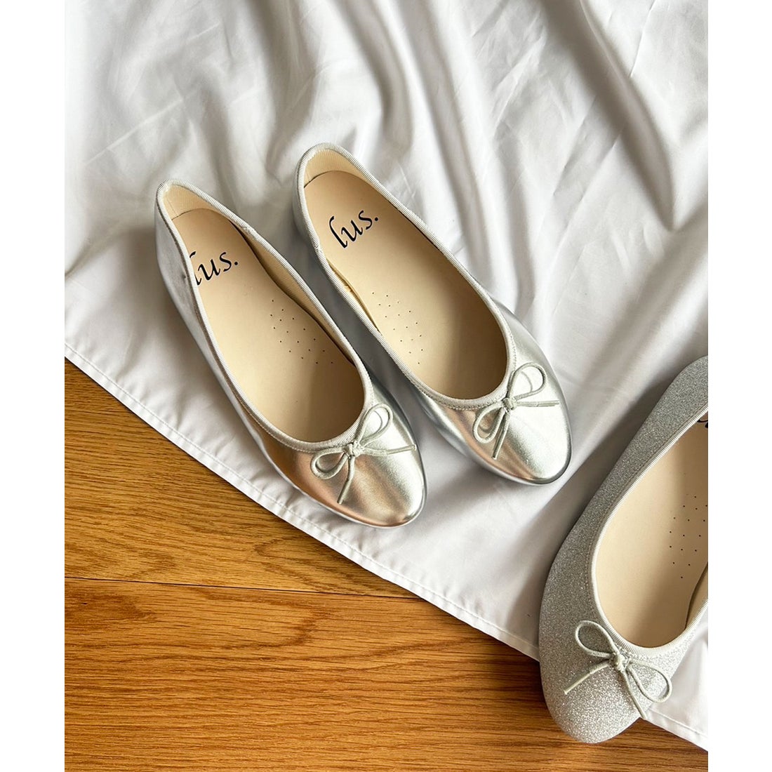ラスドット lus. バレエシューズ （シルバー） -靴＆ファッション通販