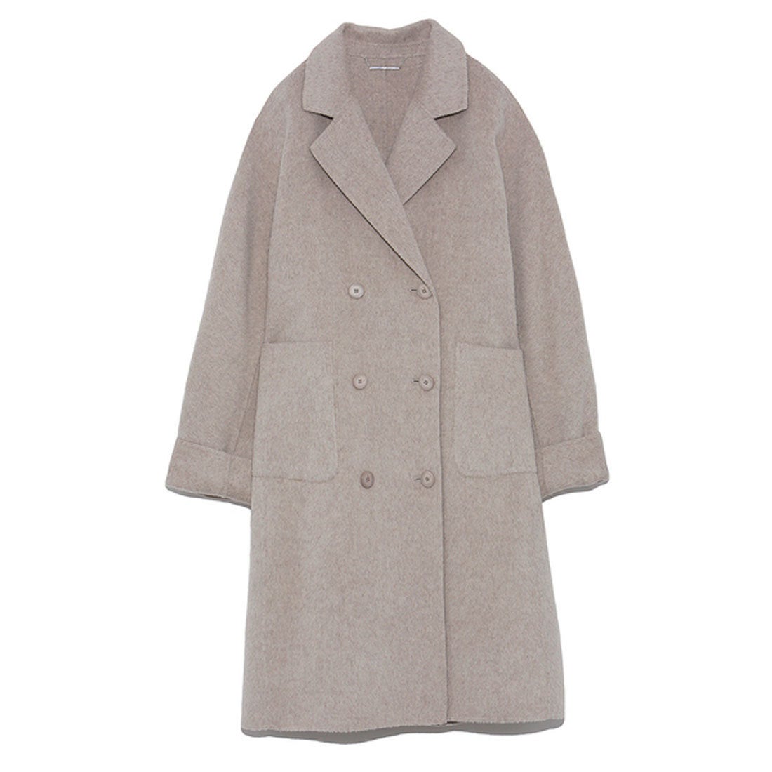 ミラ オーウェン Mila Owen 接結シャギーダブルコート （ライト