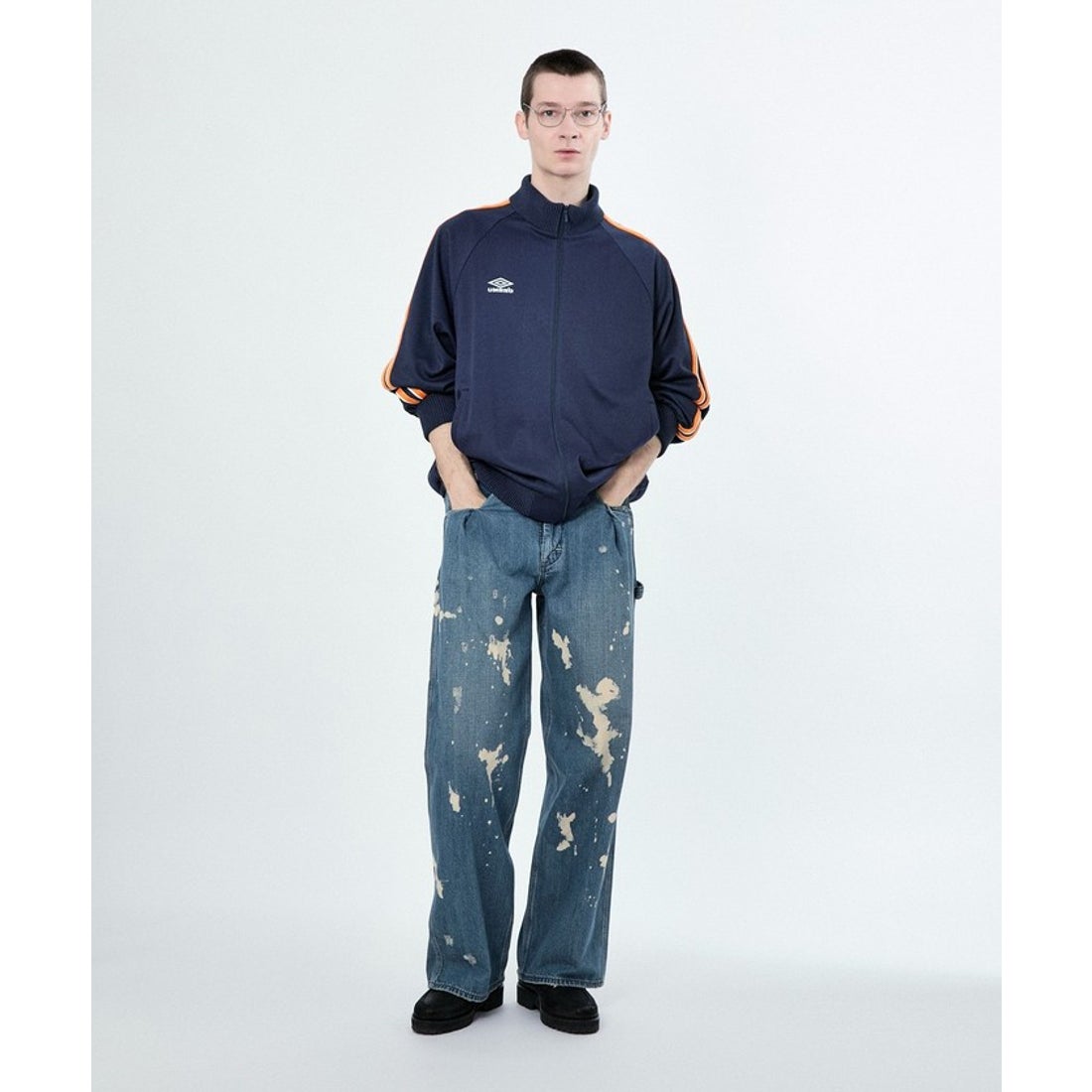 ムウトアール M TO R 【UMBRO×BELPER×M】TRACK JACKET （ネイビー（40