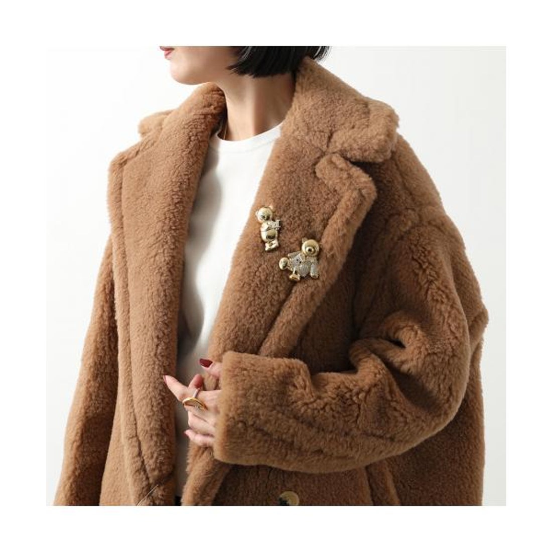 マックスマーラ Max Mara MAX MARA ブローチ TEDDYBROOCH SHINY テディ