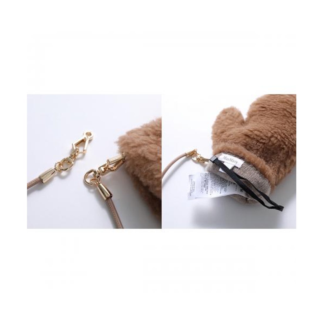 マックスマーラ Max Mara MAX MARA ミトン OMBRAT テディベア ファー