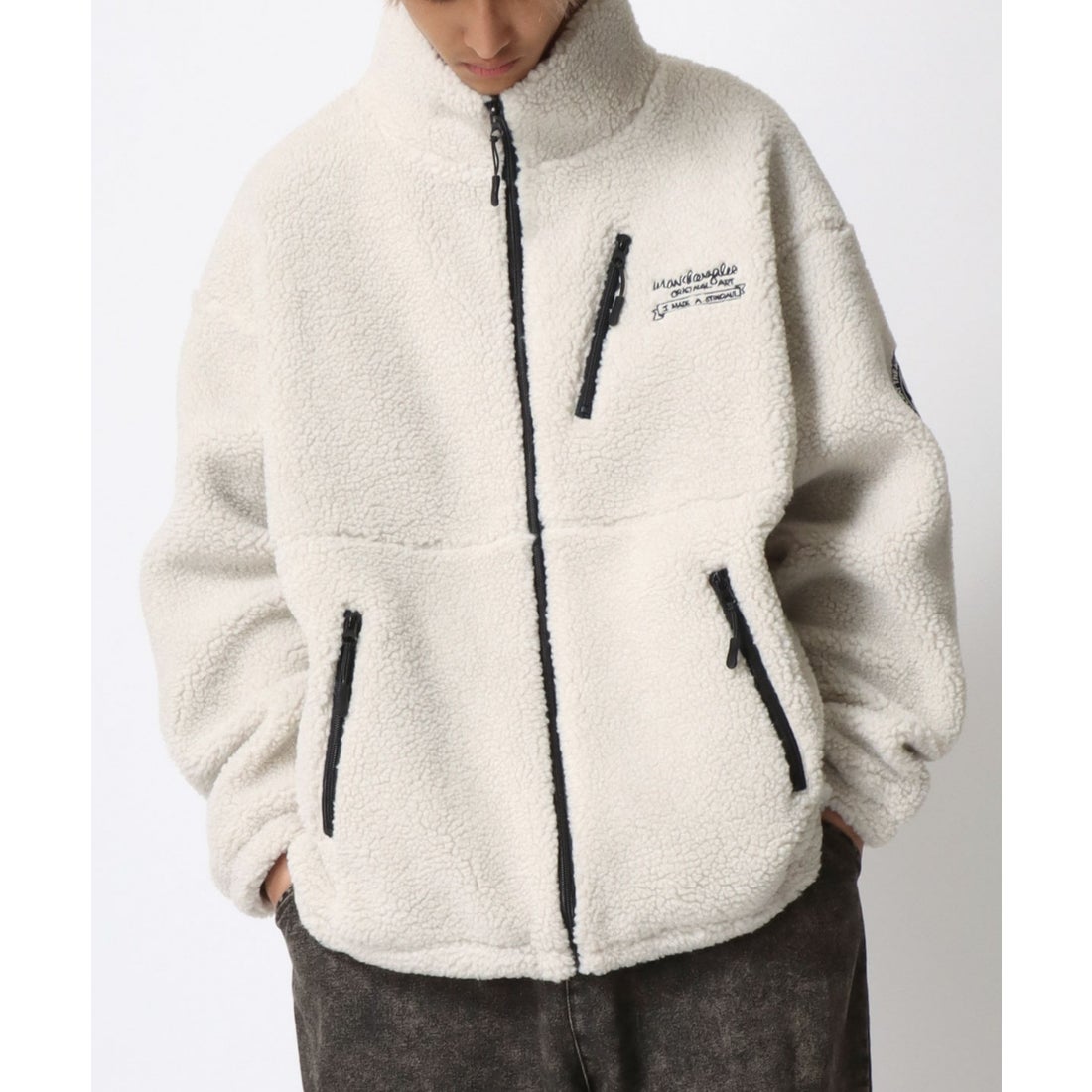 Mark Gonzales ボアジャケット・スウェット・長袖シャツ3SET M Mark