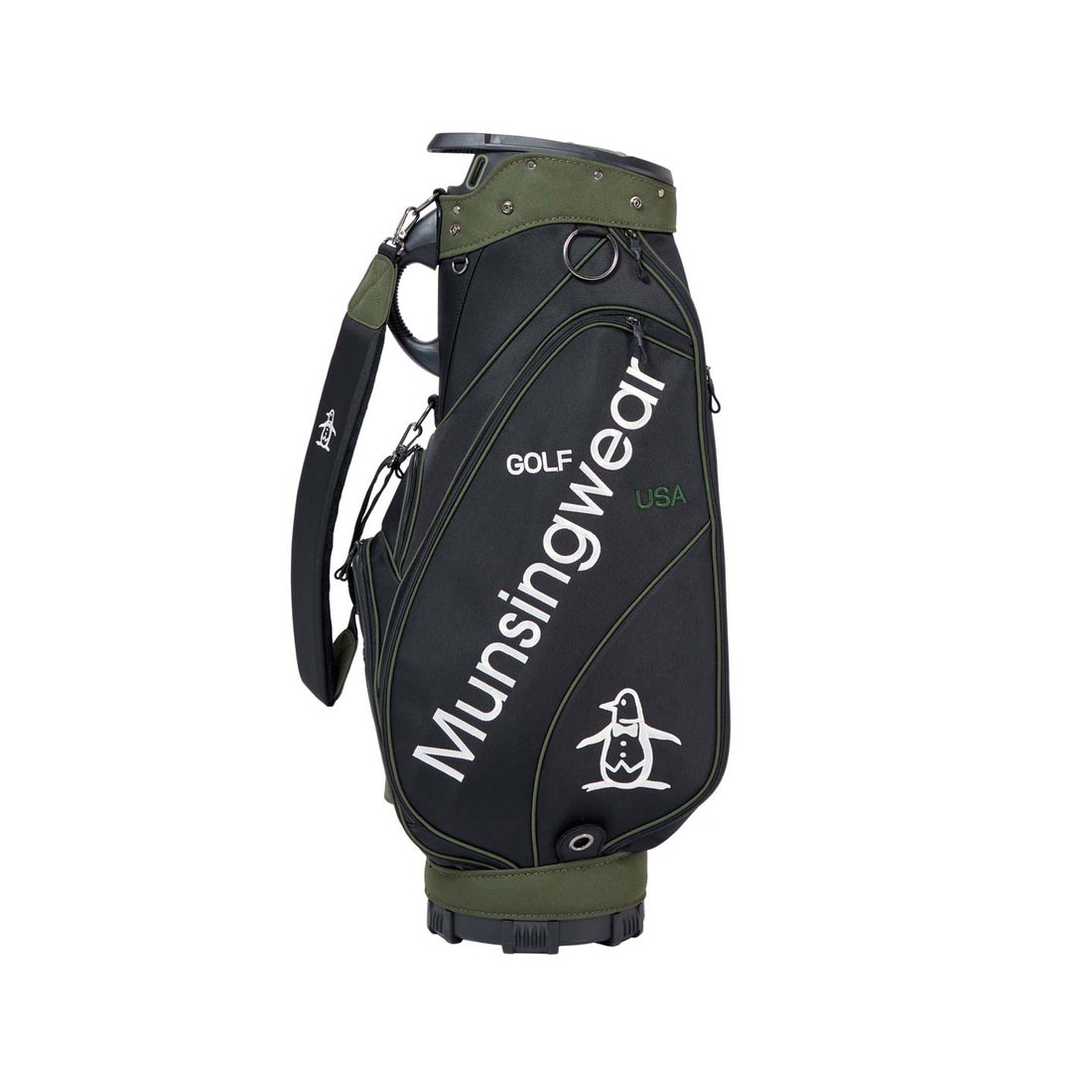 マンシングウェア MUNSINGWEAR 大口径キャディバッグ（ファブリック