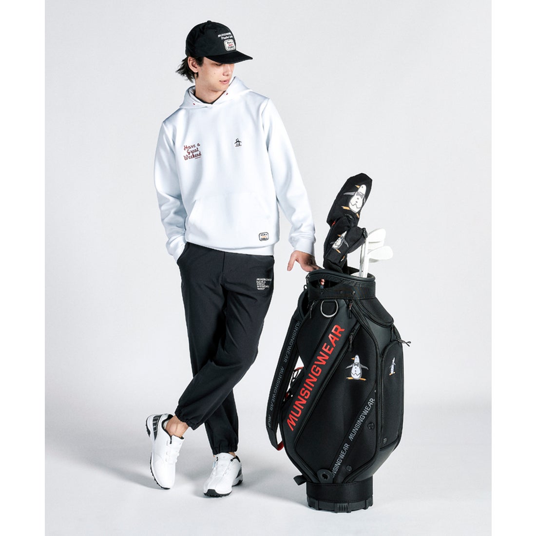 MUNSINGWEAR 【ENVOY】CORDURAキャディバッグ -デサントストア