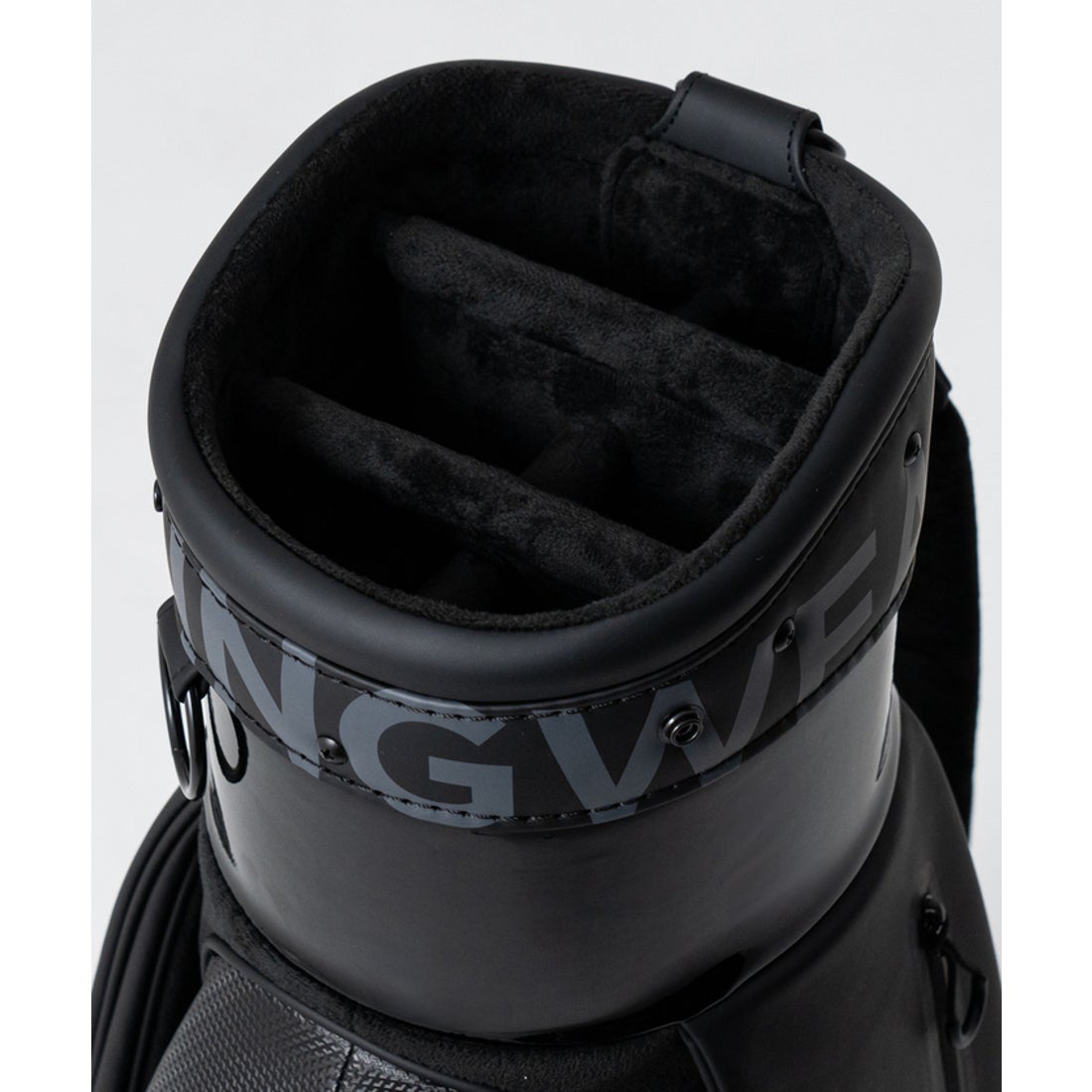 MUNSINGWEAR 【WEB限定】黒いペンギンキャディバッグ -デサントストア