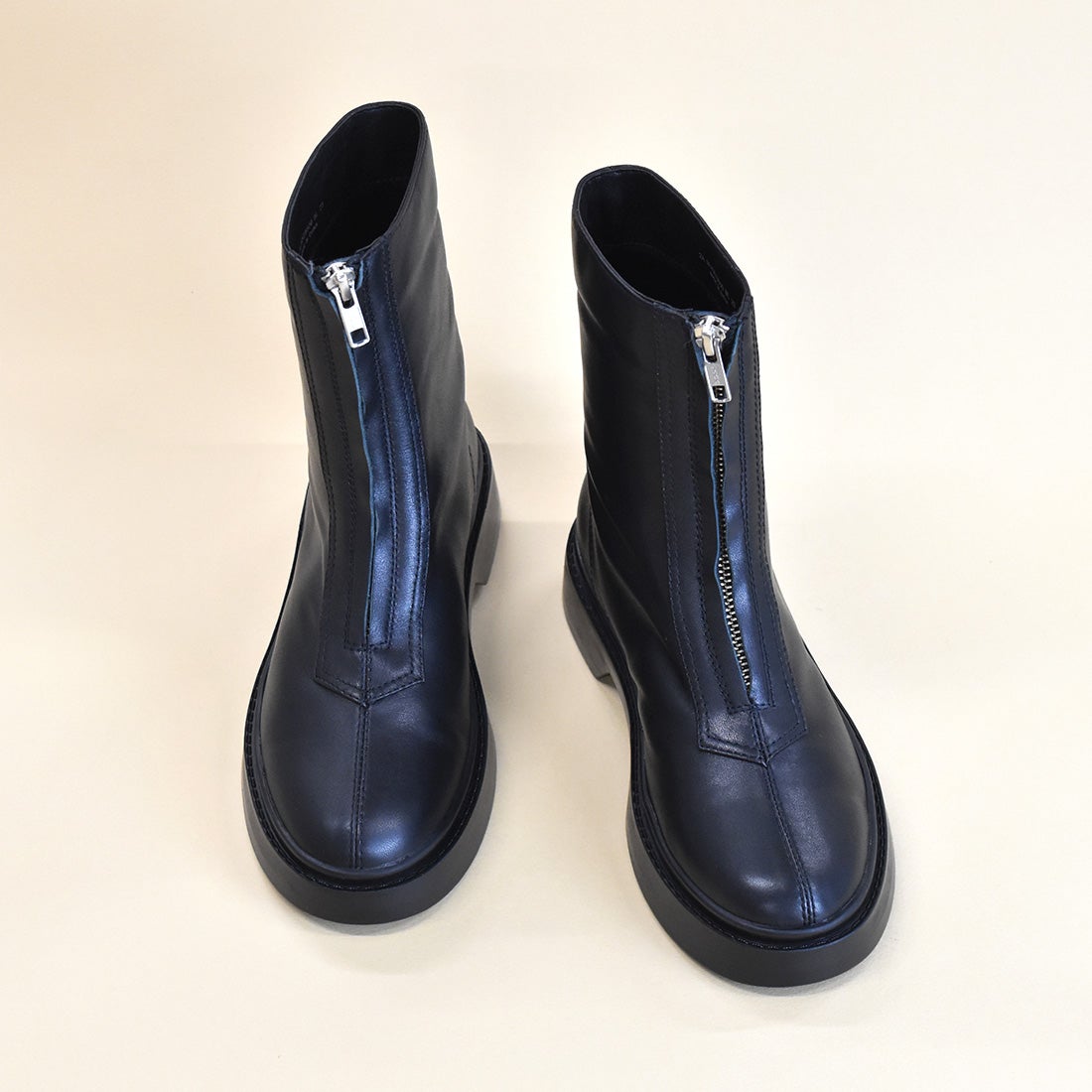 モード エ ジャコモ MODE ET JACOMO フロントジップボリュームブーツ