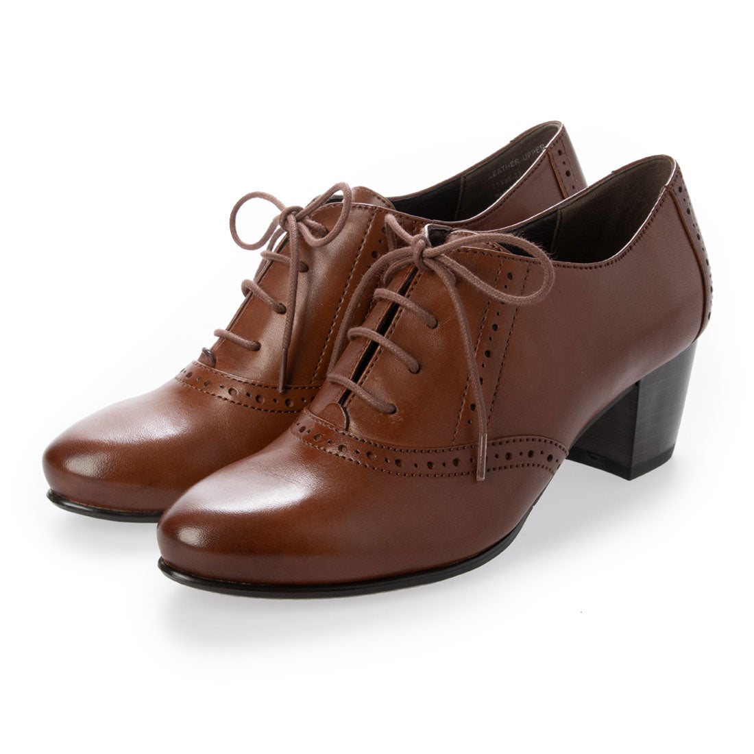 レースアップシューズ 21395 （マロンブラウン） -モードカオリ MODE