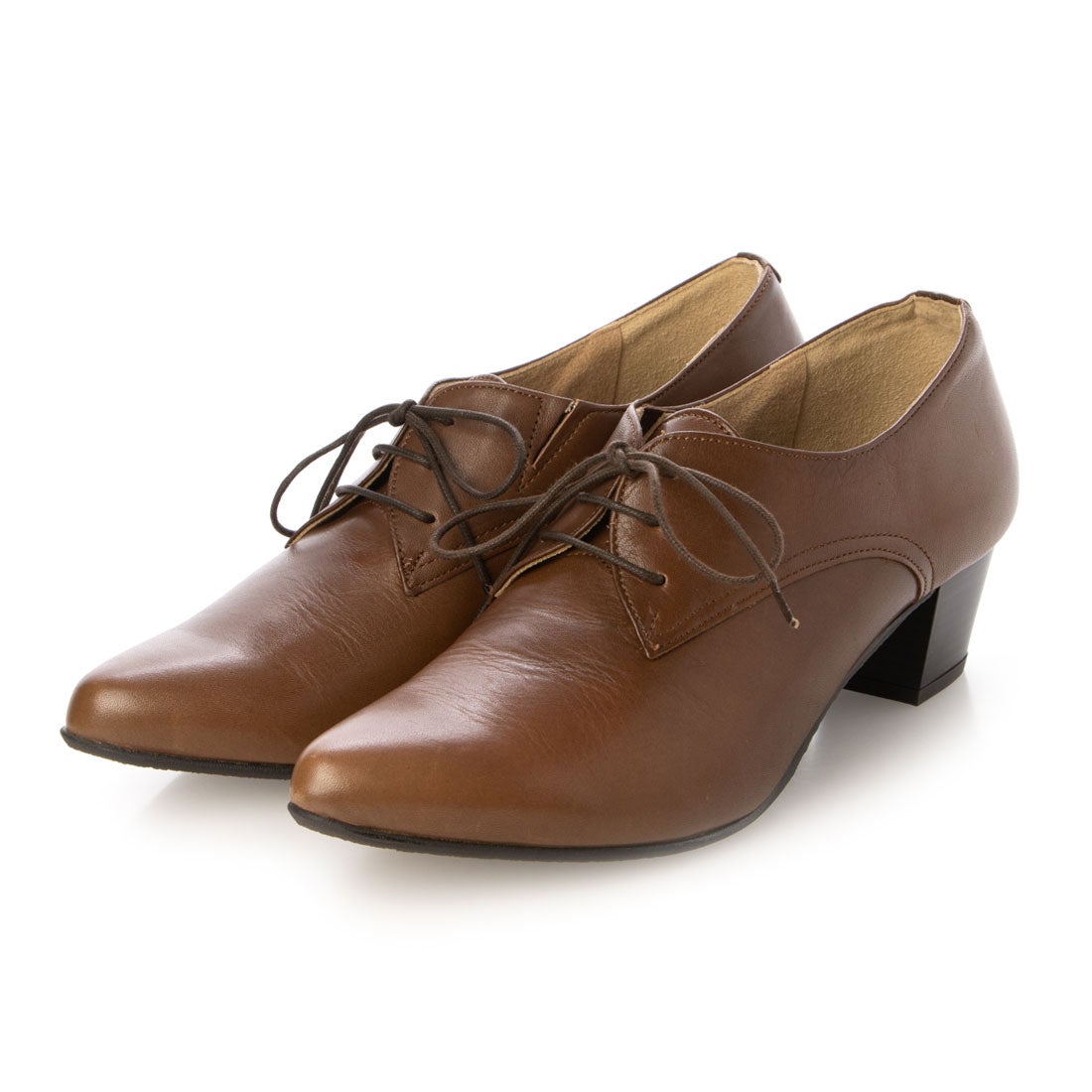 レースアップシューズ 35286 （ダークブラウン） -モードカオリ MODE
