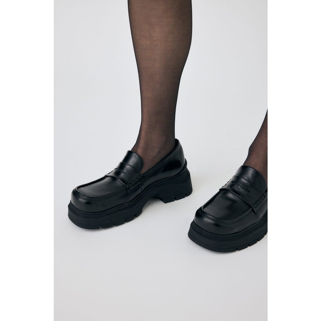 マウジー MOUSSY PLATFORM ローファー （BLK） - ファッション通販